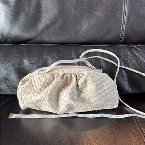 Cute VICI cream leather clutch